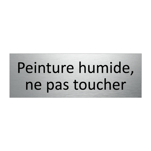 Peinture humide, ne pas toucher