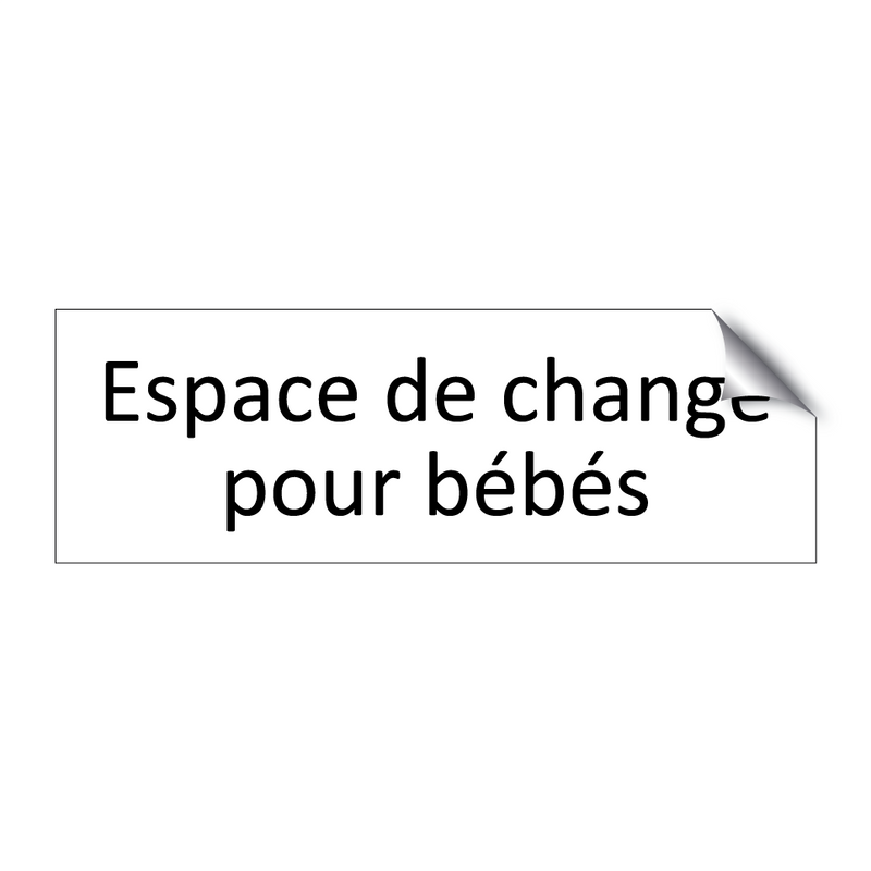 Espace de change pour bébés