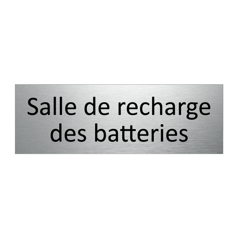 Salle de recharge des batteries