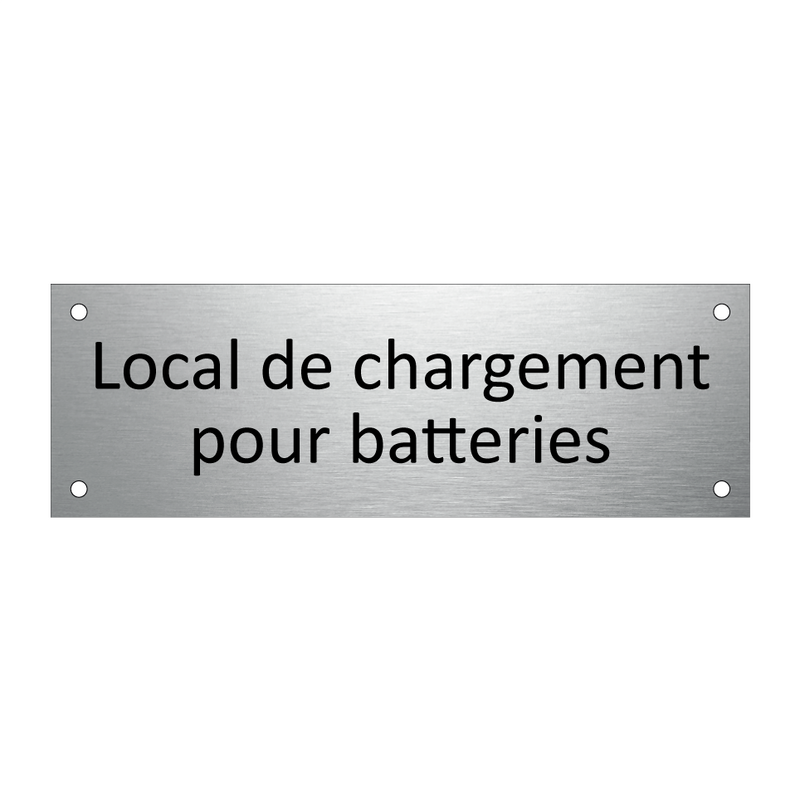 Local de chargement pour batteries