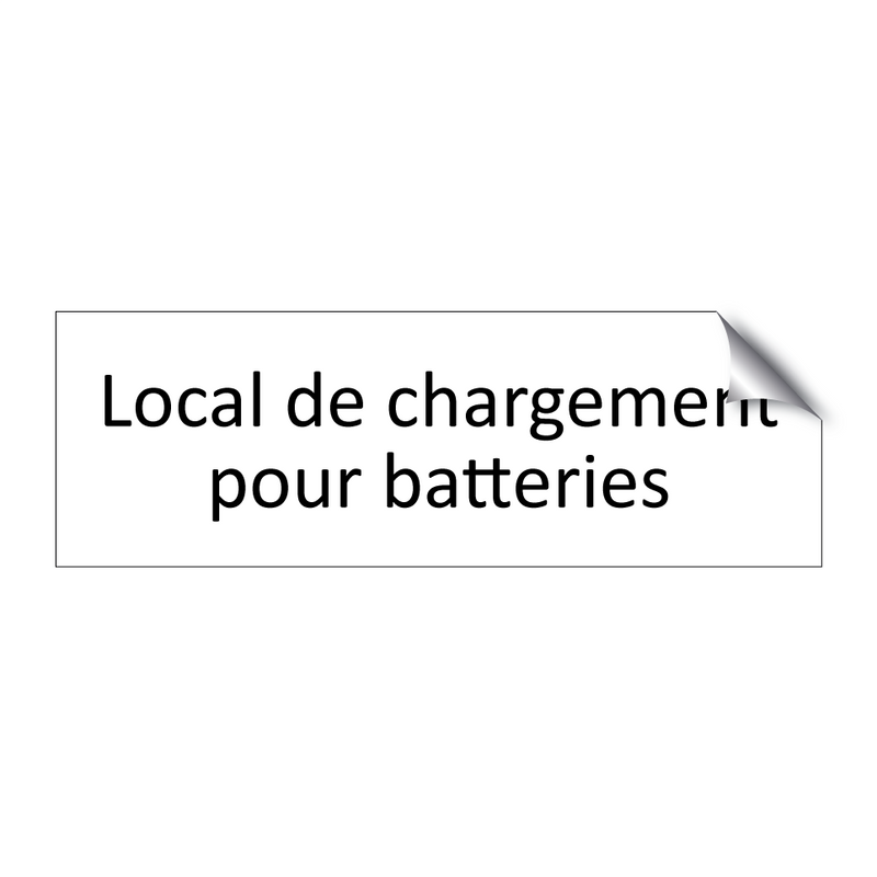 Local de chargement pour batteries