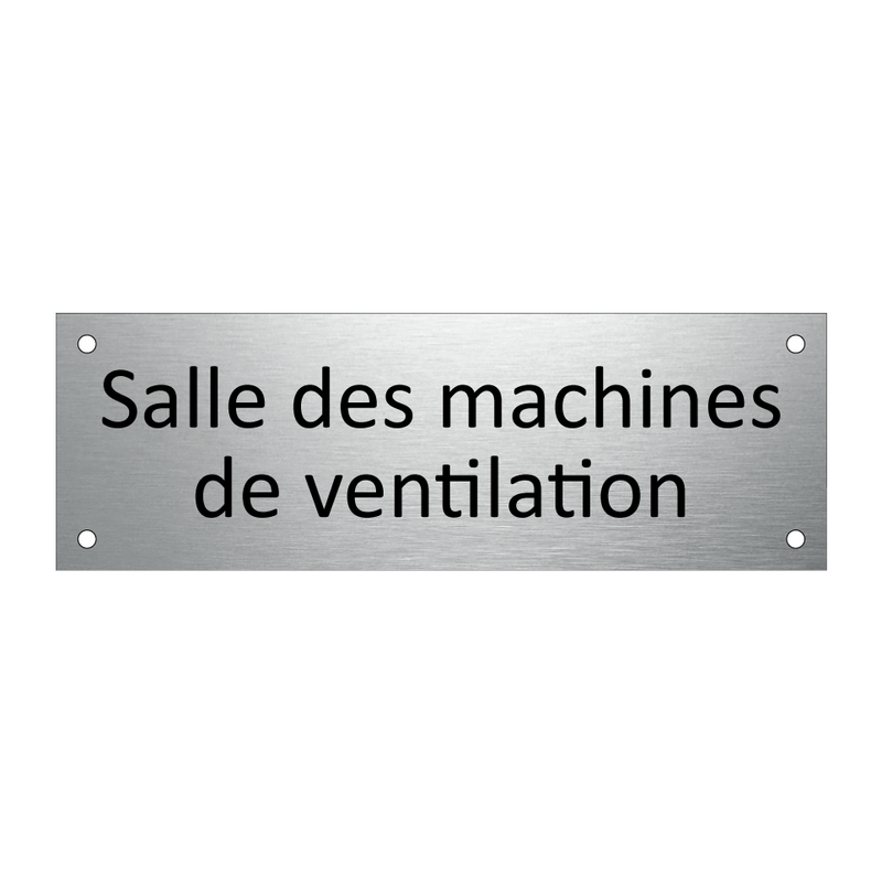 Salle des machines de ventilation