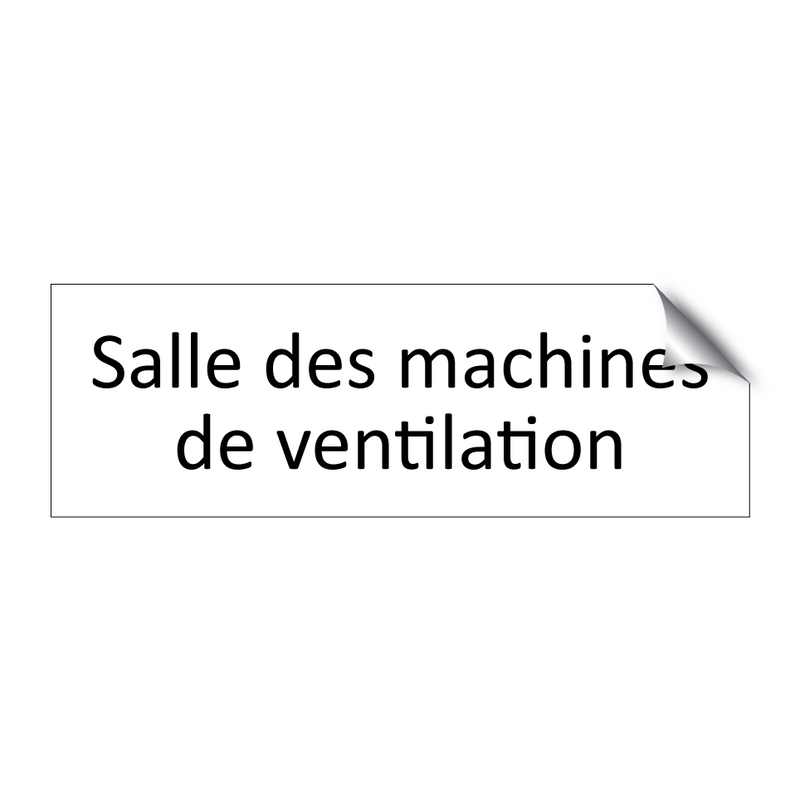 Salle des machines de ventilation