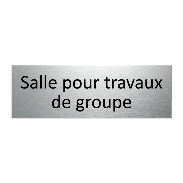 Salle pour travaux de groupe