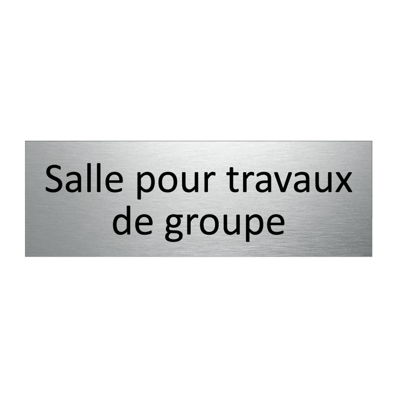 Salle pour travaux de groupe