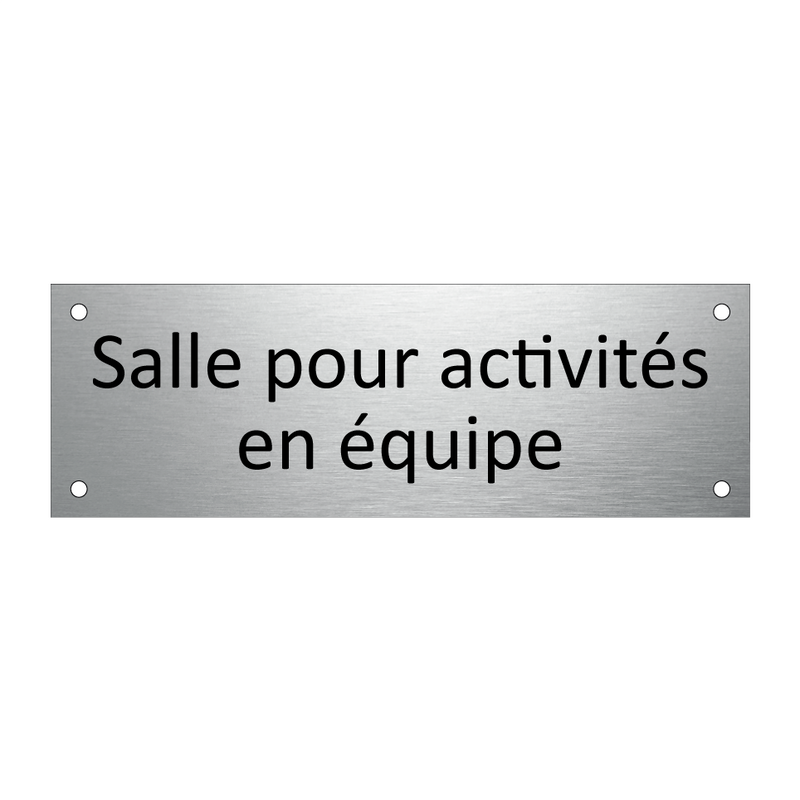 Salle pour activités en équipe