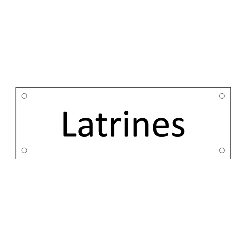 Latrines