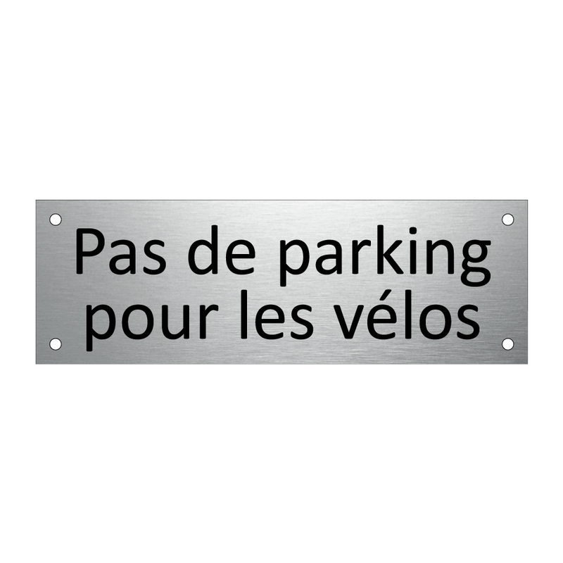 Pas de parking pour les vélos