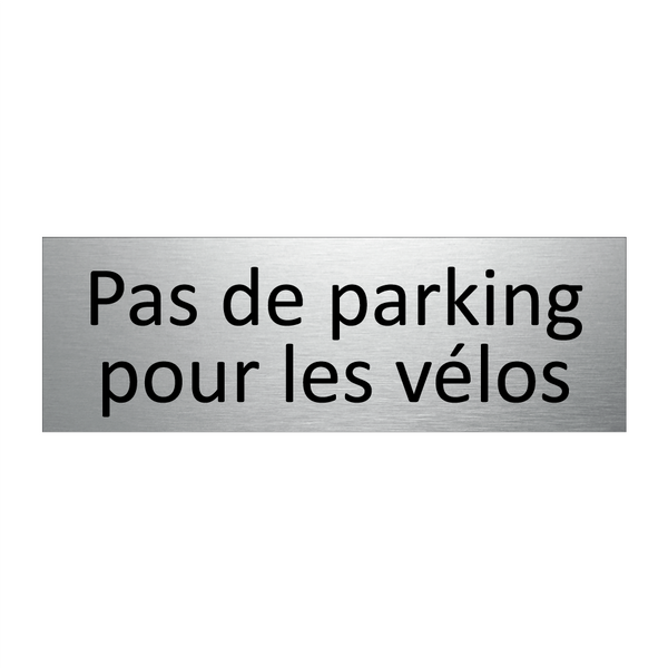 Pas de parking pour les vélos