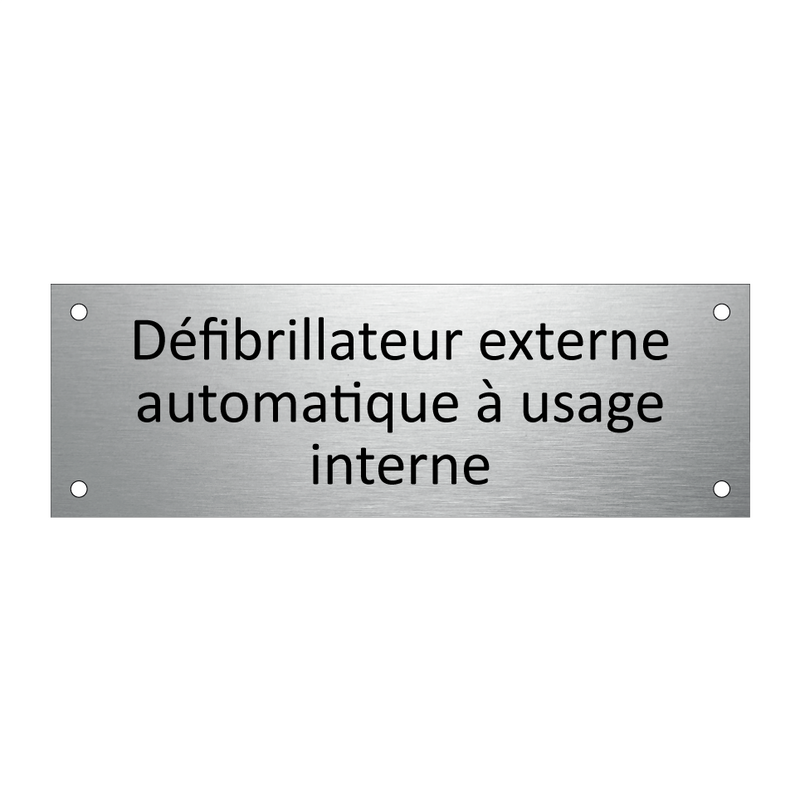 Défibrillateur externe automatique à usage interne