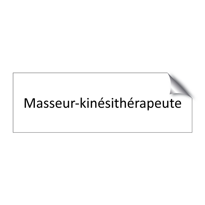 Masseur-kinésithérapeute