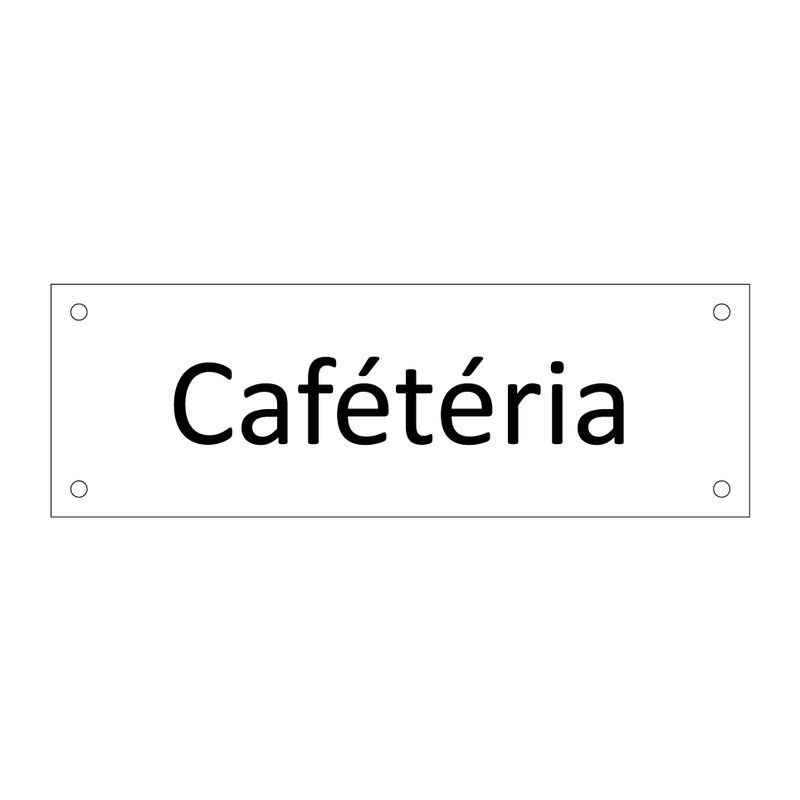 Cafétéria & Cafétéria & Cafétéria