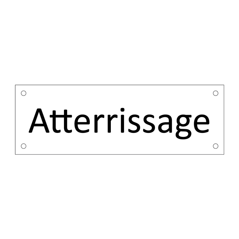 atterrissage