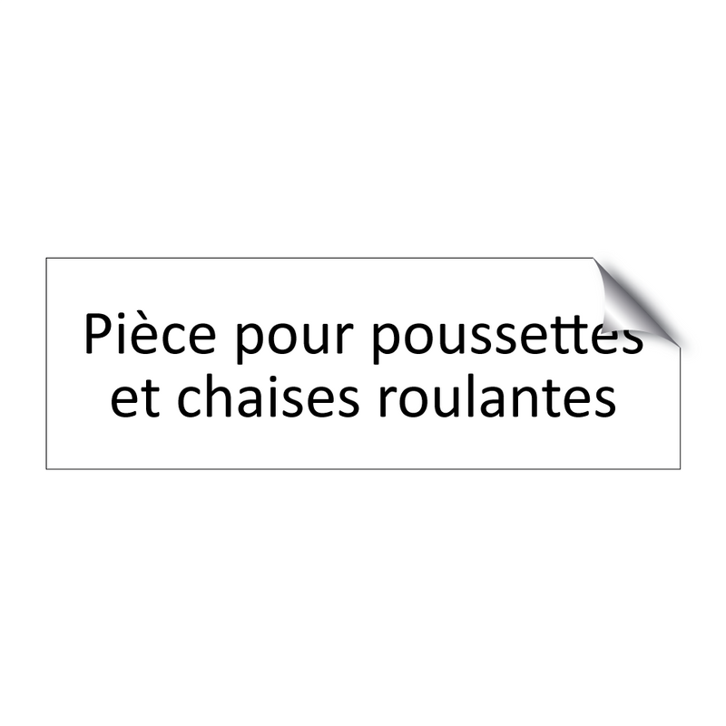 Pièce pour poussettes et chaises roulantes