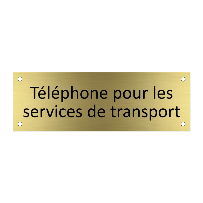 Téléphone pour les services de transport