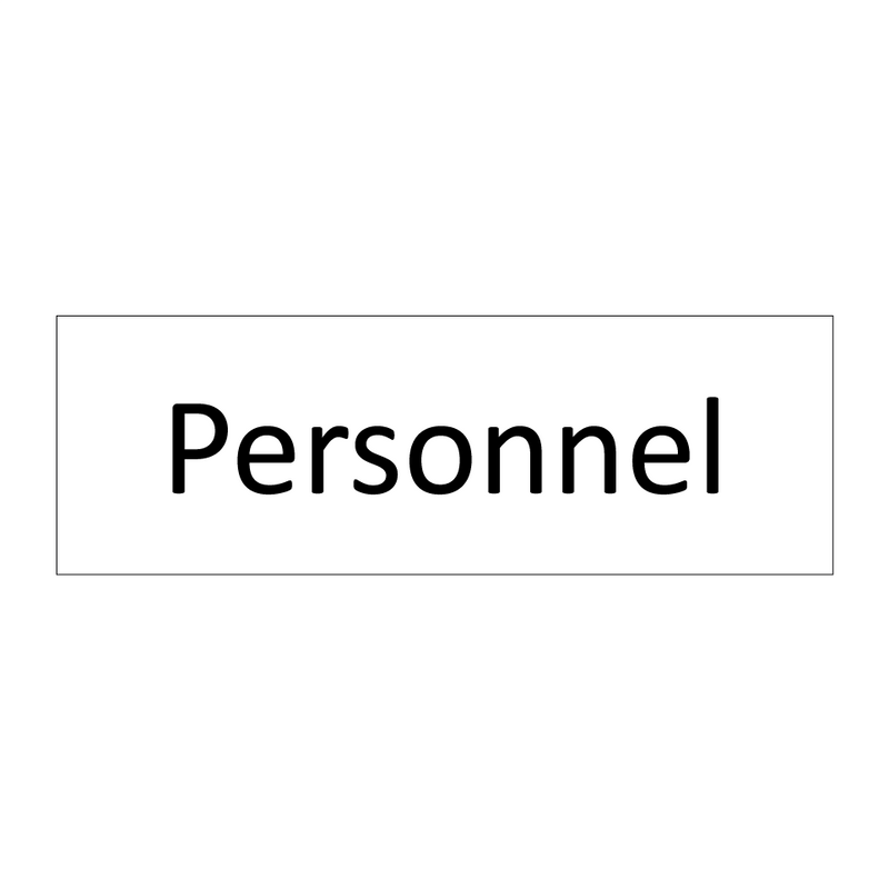 Personnel