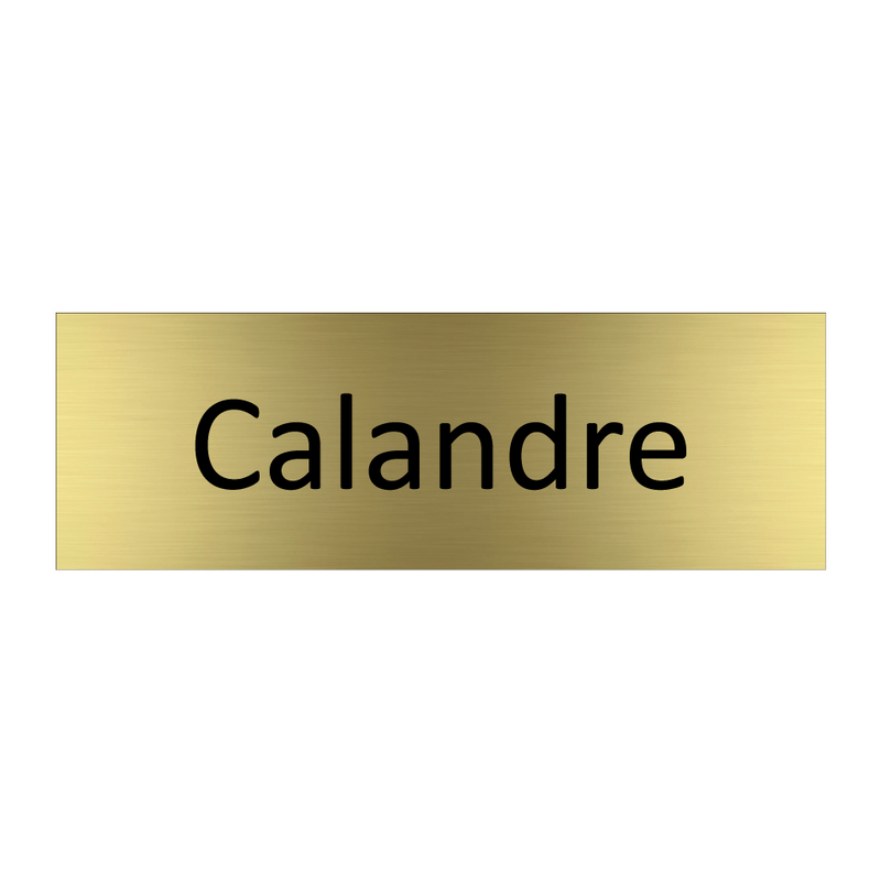 Calandre & Calandre & Calandre & Calandre & Calandre & Calandre