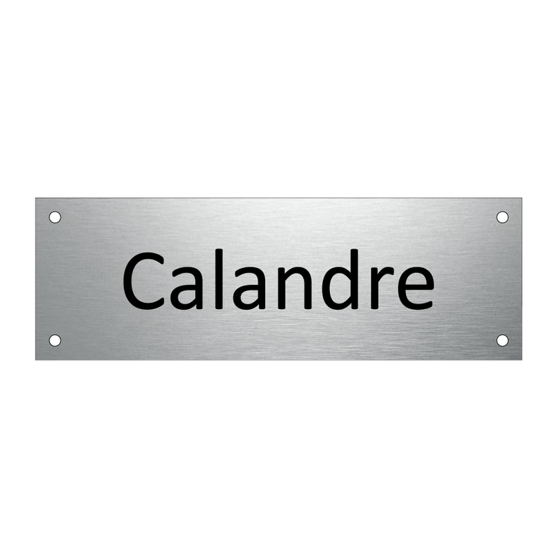 Calandre & Calandre & Calandre