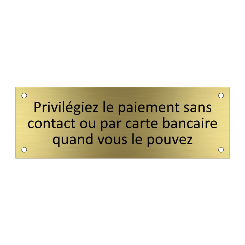 Privilégiez le paiement sans contact ou par carte bancaire quand vous le pouvez