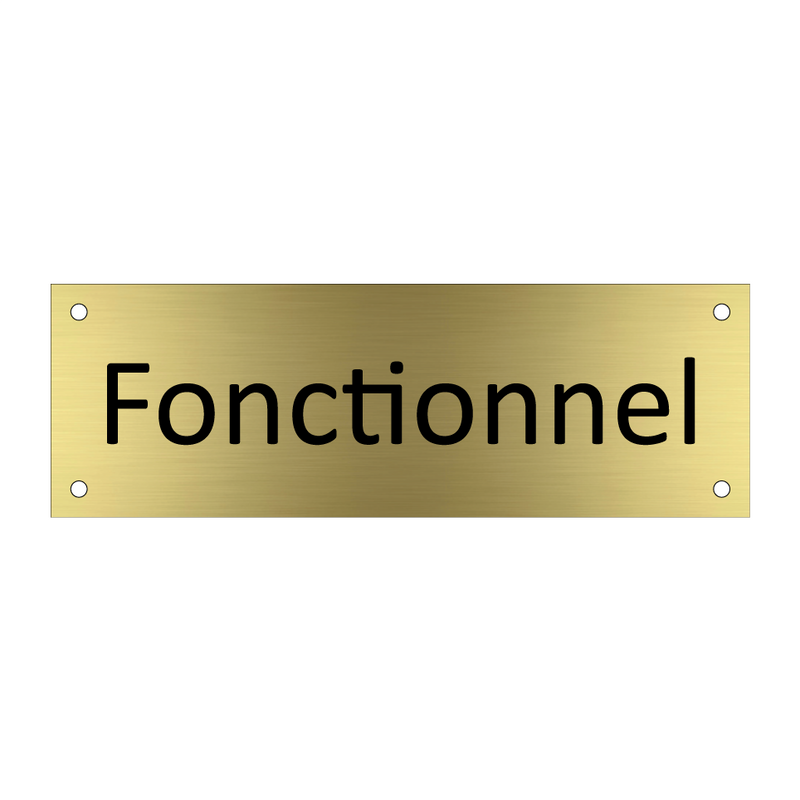 Fonctionnel