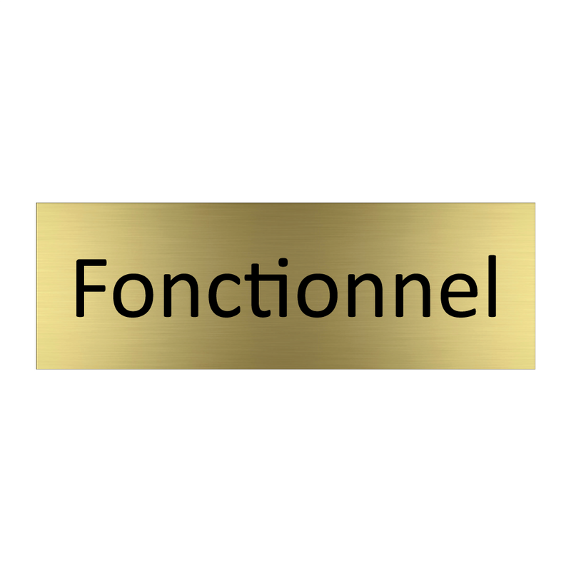 Fonctionnel