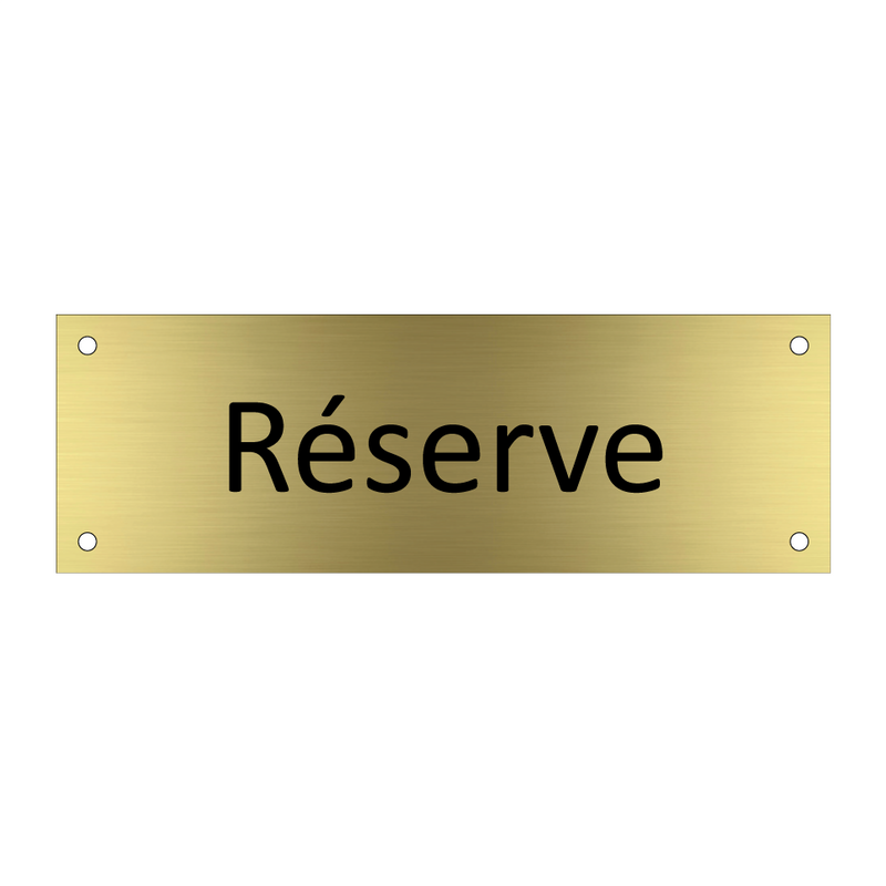 Réserve