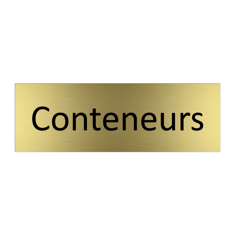 Conteneurs