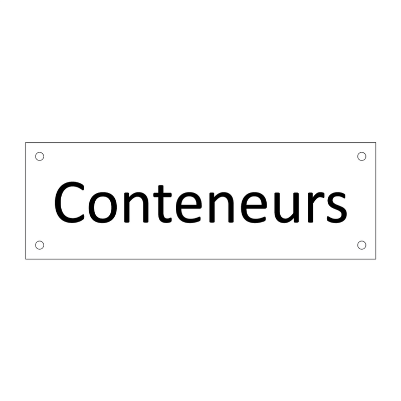 Conteneurs