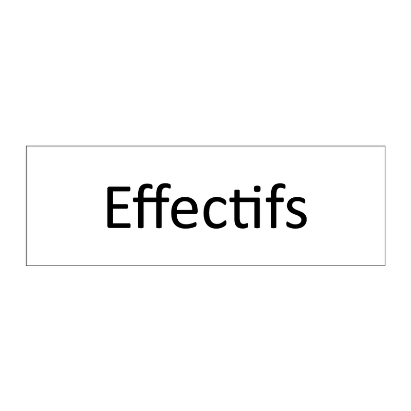 Effectifs