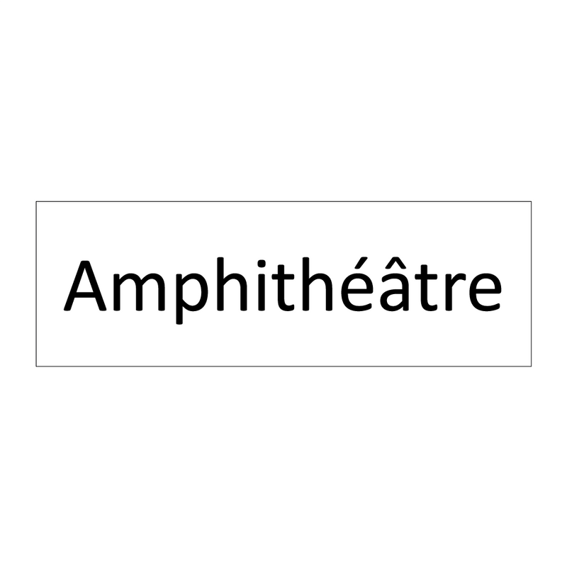 Amphithéâtre