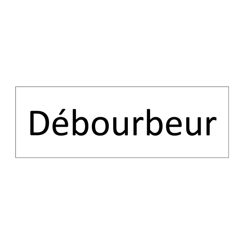 Débourbeur