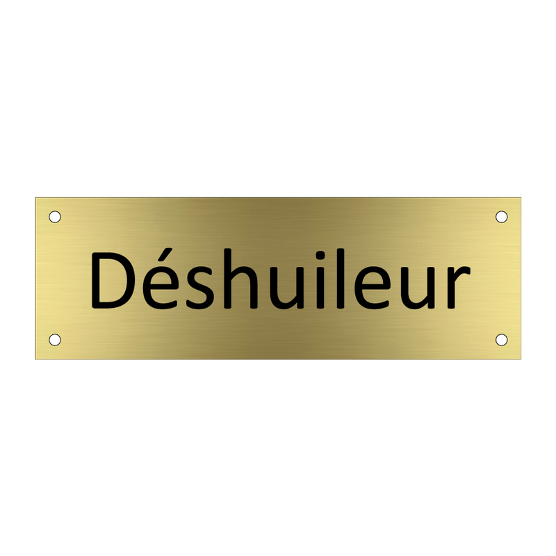 Déshuileur