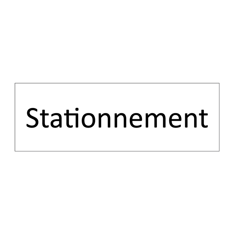 Stationnement