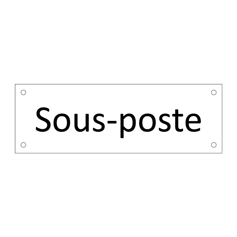 Sous-poste