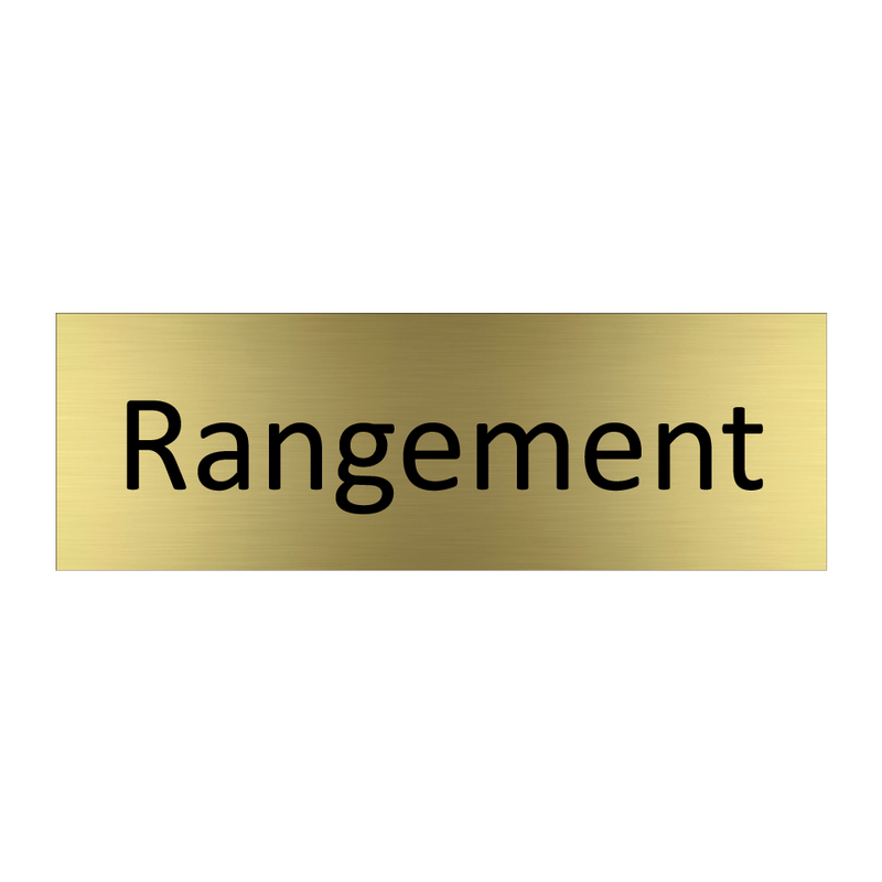 Rangement