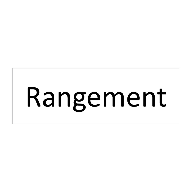 Rangement