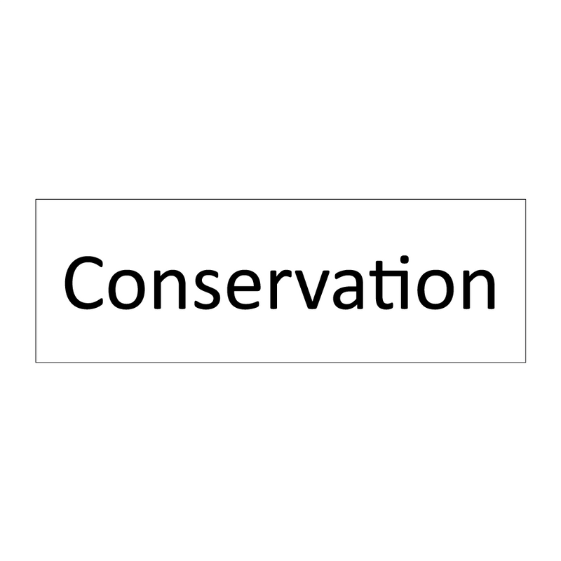 Conservation