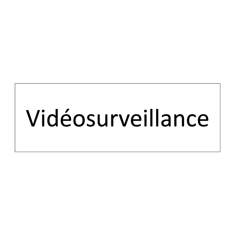 Vidéosurveillance