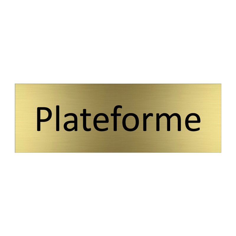 Plateforme