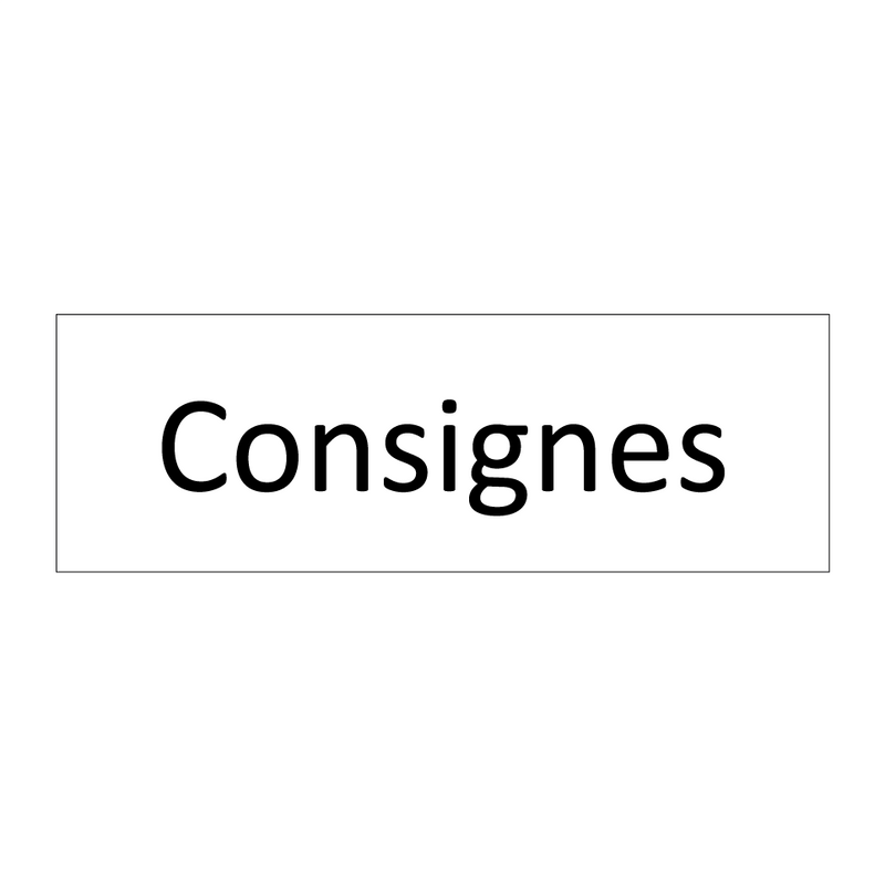 Consignes