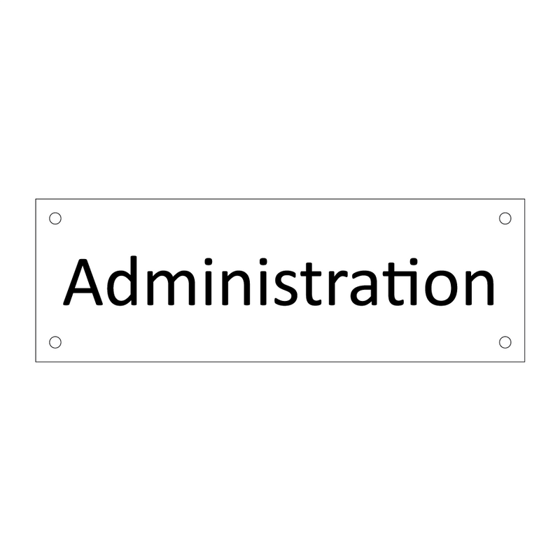 Administration & Administration & Administration