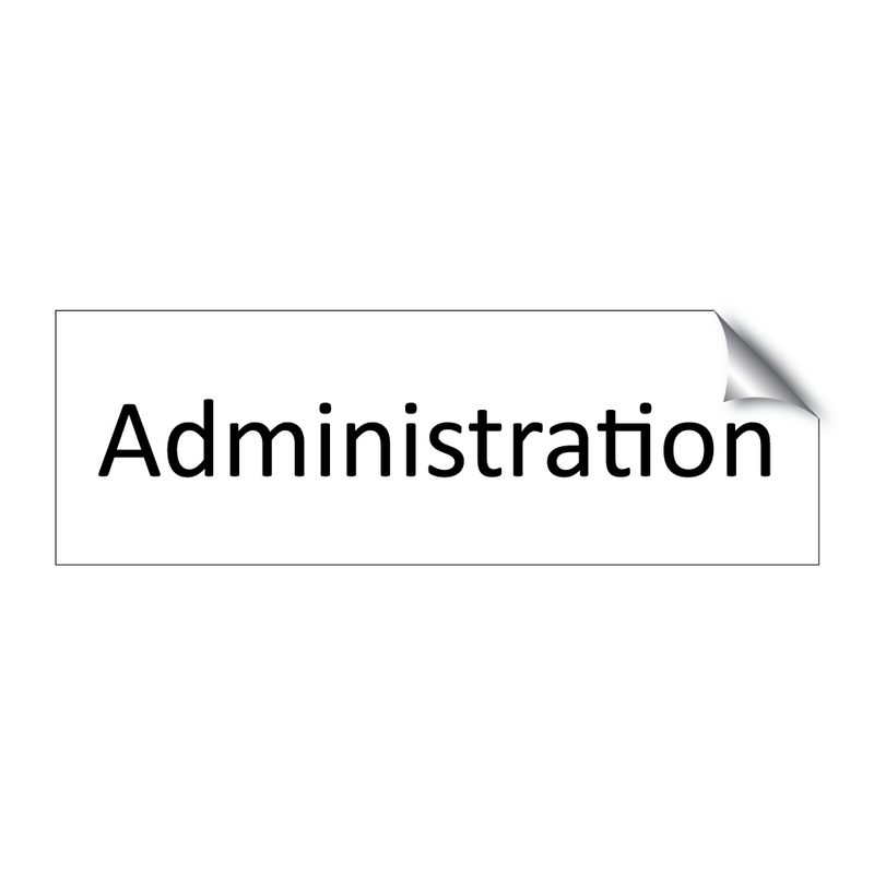 Administration & Administration & Administration