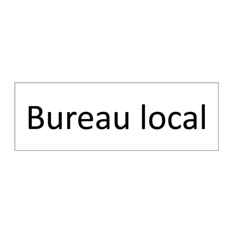 Bureau local