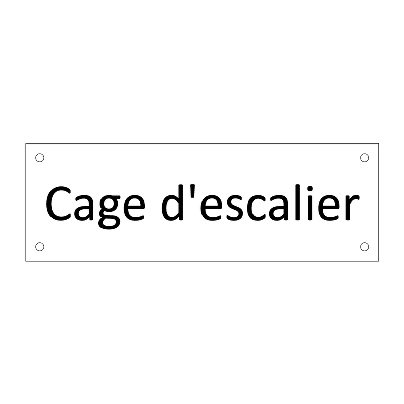 Cage d'escalier