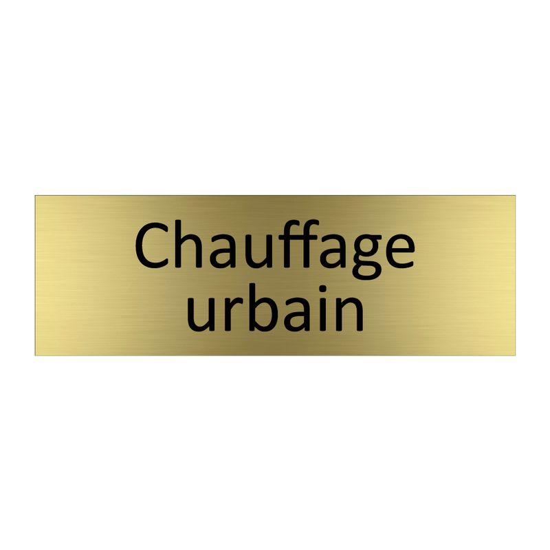 Chauffage urbain