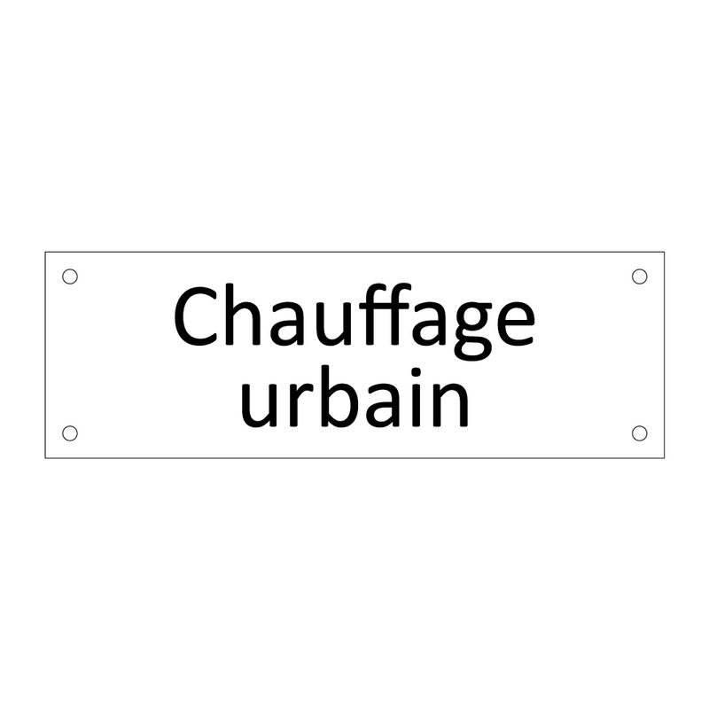 Chauffage urbain