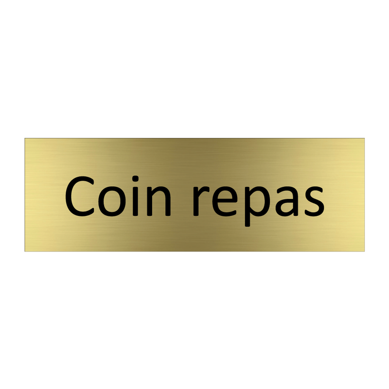 Coin repas