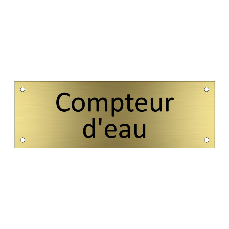 Compteur d'eau