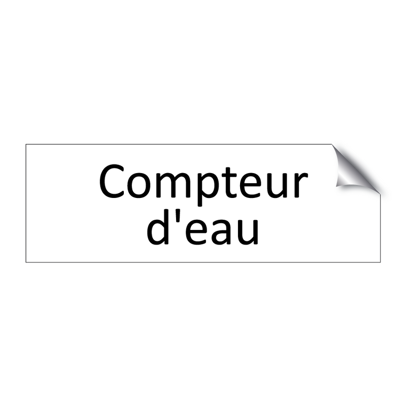 Compteur d'eau