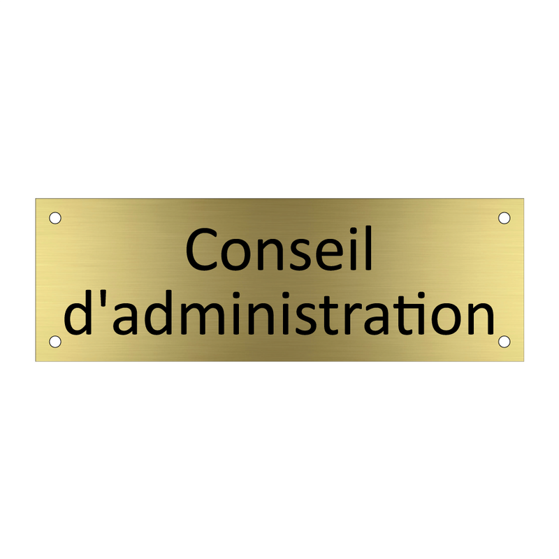 Conseil d'administration